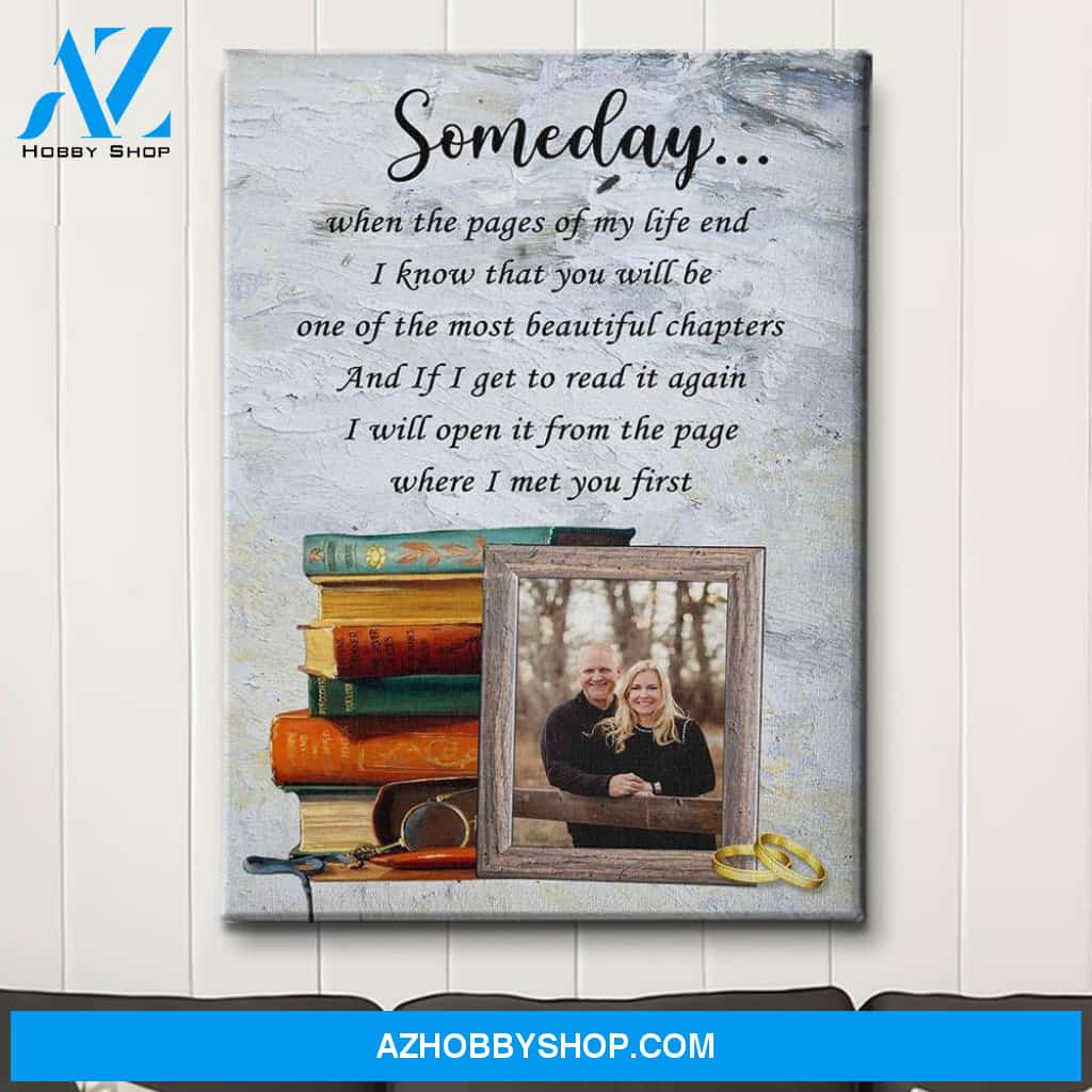 The Most Beautiful Chapter - Personalized Custom Photo Canvas