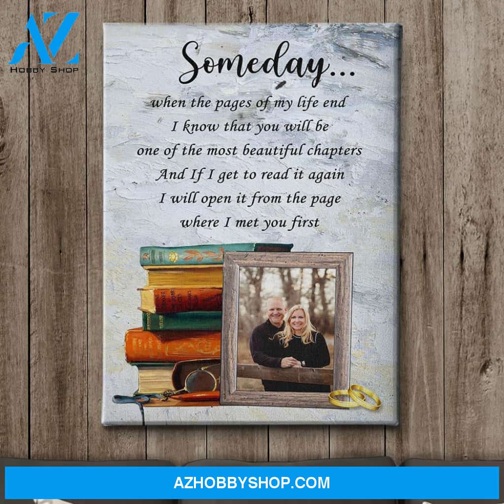 The Most Beautiful Chapter - Personalized Custom Photo Canvas