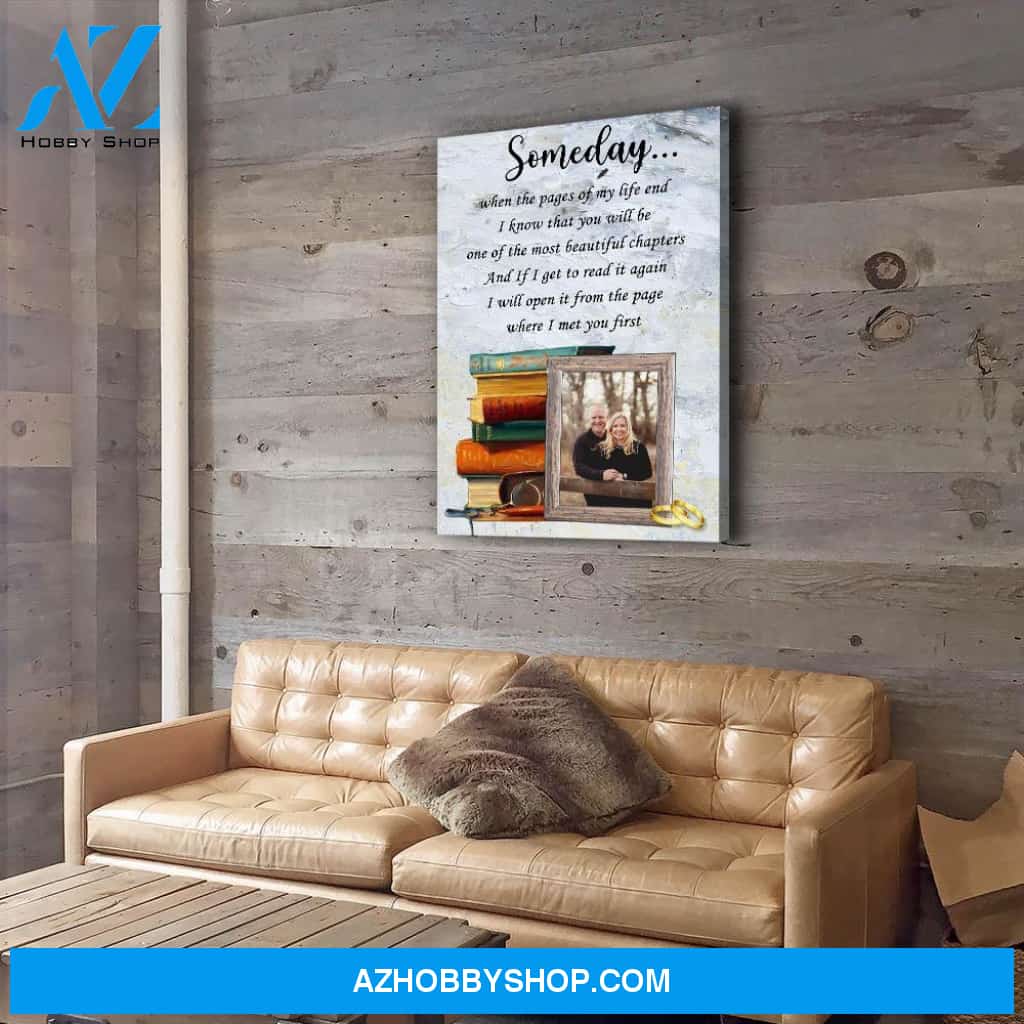 The Most Beautiful Chapter - Personalized Custom Photo Canvas