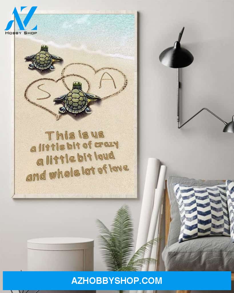 This Is Us - And Whole Lot Of Love, Family Custom Poster/Canvas, Gift For Couple