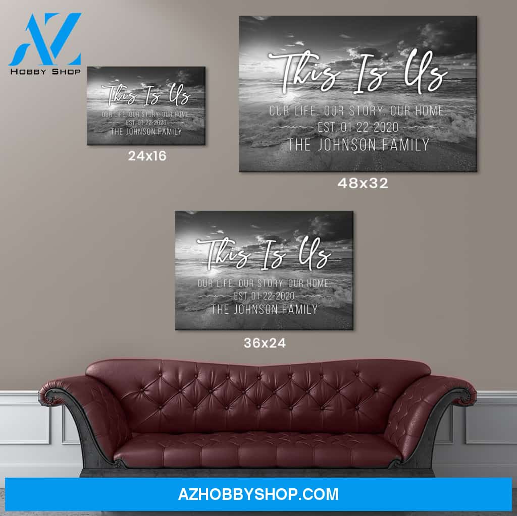 This Is Us Ocean Sunset Premium Canvas