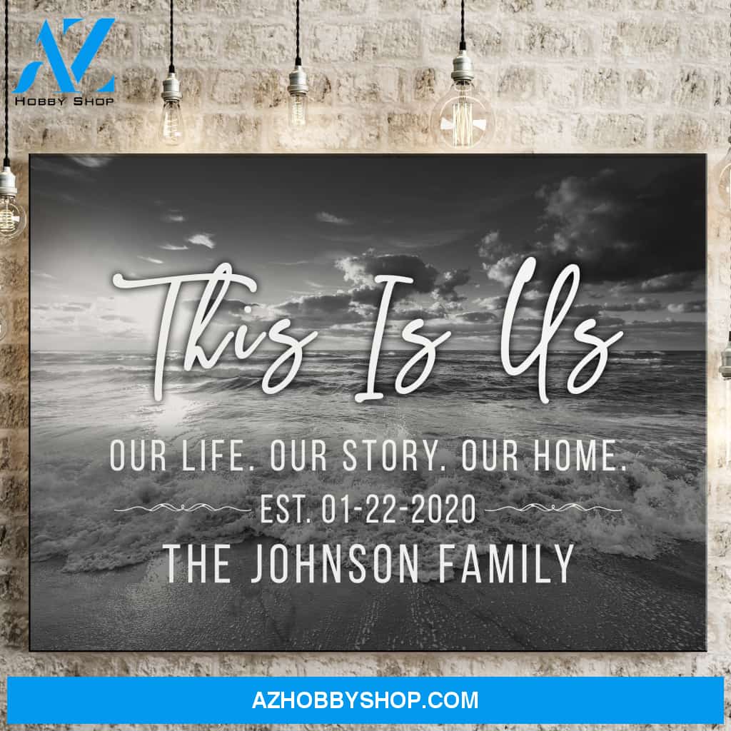 This Is Us Ocean Sunset Premium Canvas