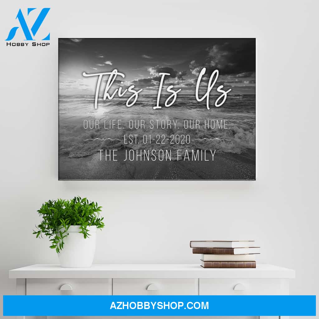 This Is Us Ocean Sunset Premium Canvas