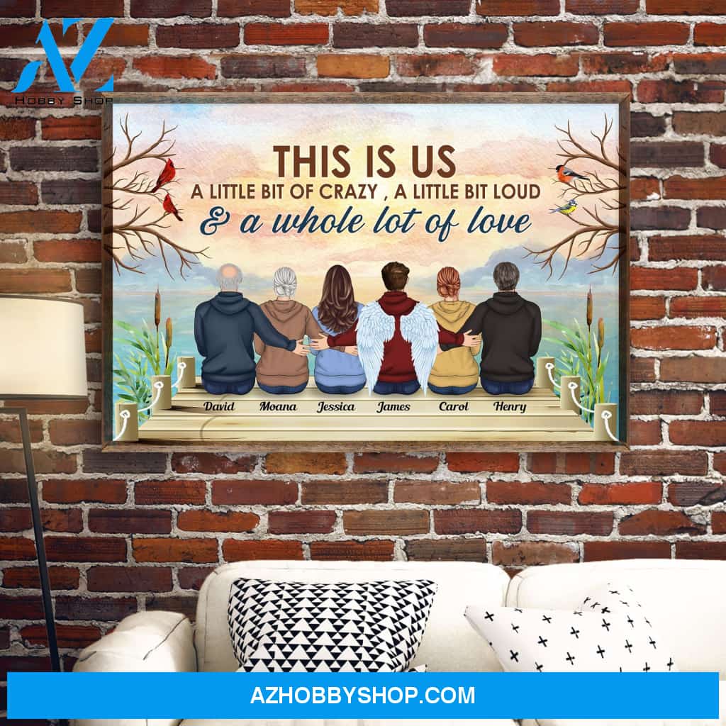 This Is Us - Personalized Poster/Canvas - Memorial Gift For Family Members
