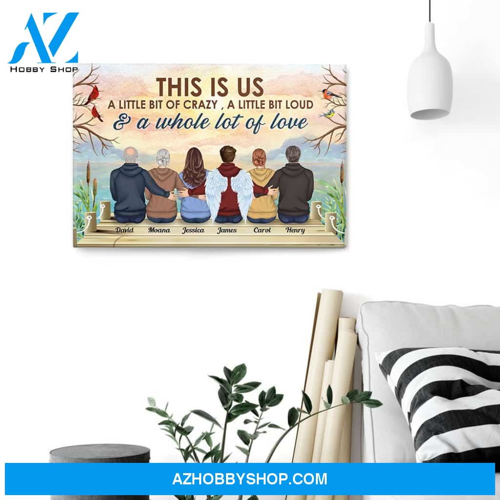 This Is Us - Personalized Poster/Canvas - Memorial Gift For Family Members