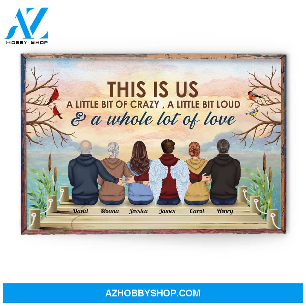 This Is Us - Personalized Poster/Canvas - Memorial Gift For Family Members