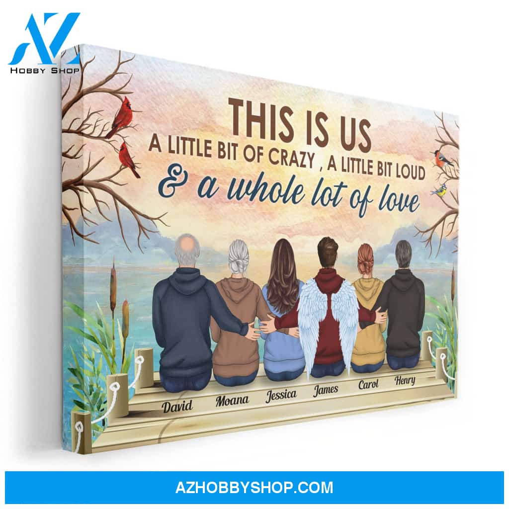 This Is Us - Personalized Poster/Canvas - Memorial Gift For Family Members