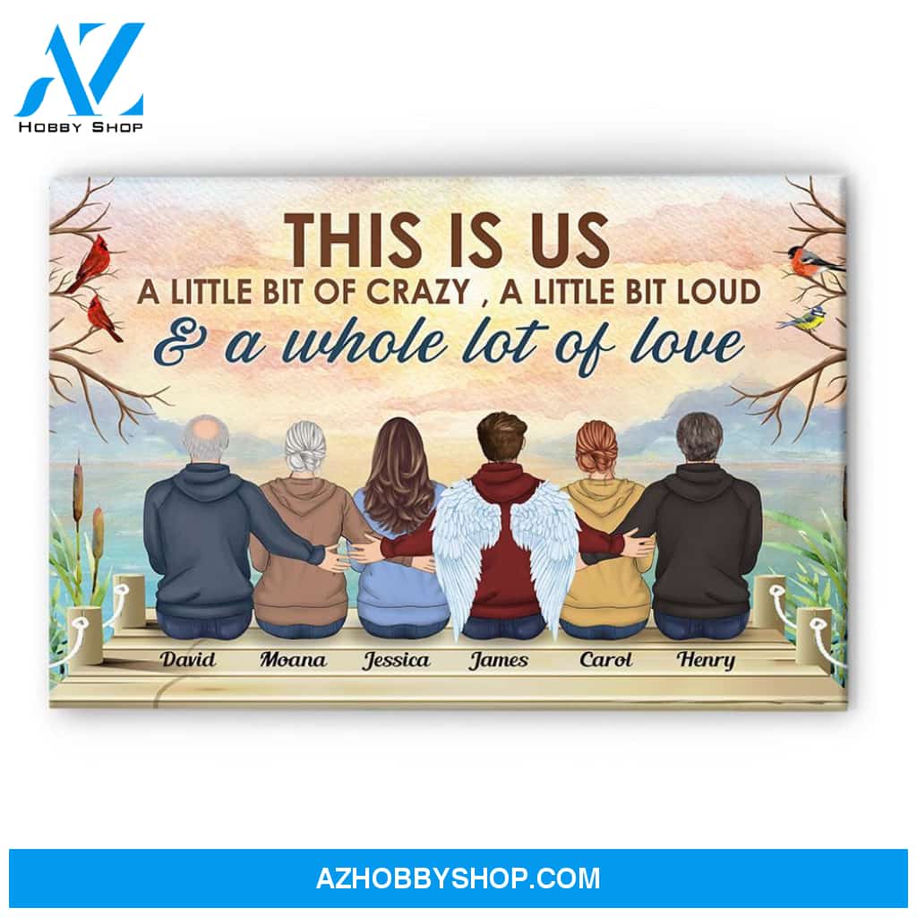 This Is Us - Personalized Poster/Canvas - Memorial Gift For Family Members