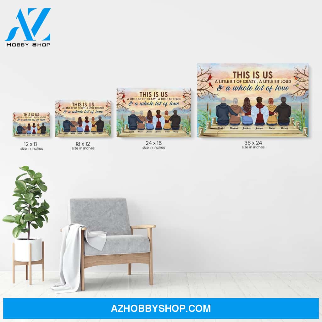 This Is Us - Personalized Poster/Canvas - Memorial Gift For Family Members