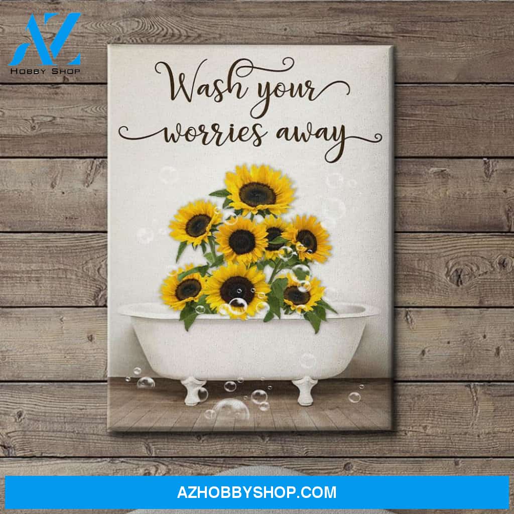 Wash Your Worries Away - Premium Matte Canvas