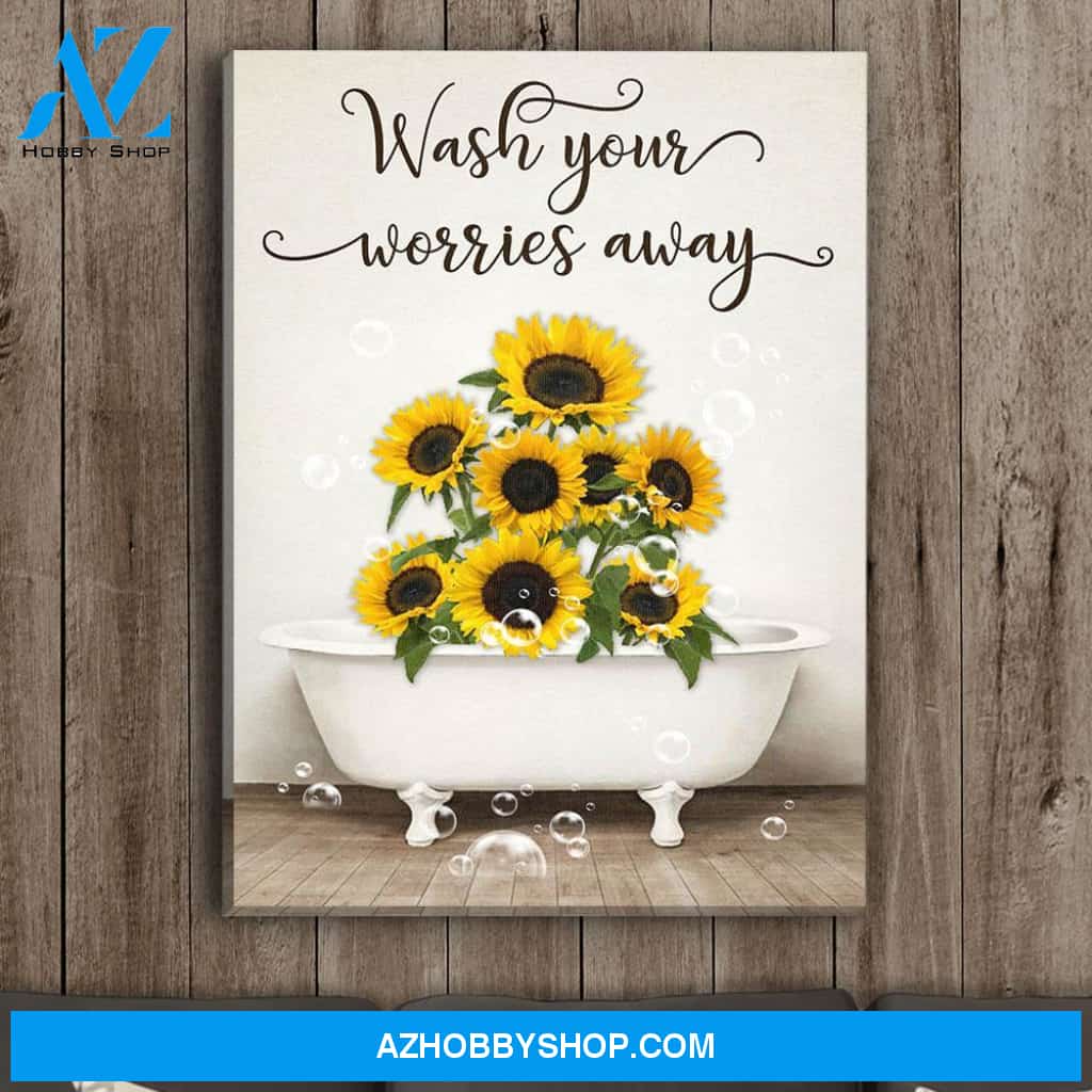 Wash Your Worries Away - Premium Matte Canvas