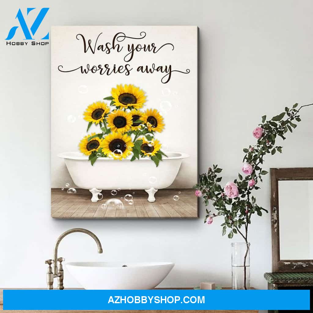 Wash Your Worries Away - Premium Matte Canvas