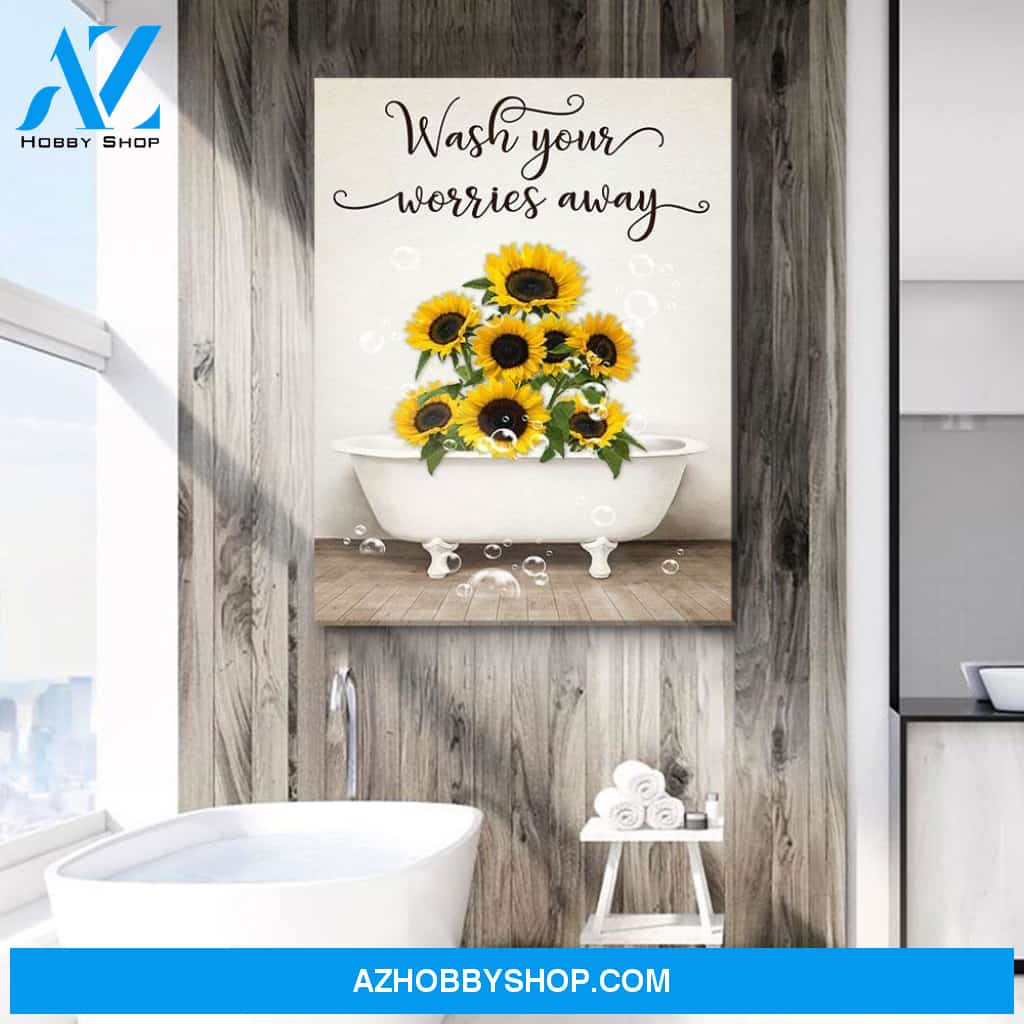 Wash Your Worries Away - Premium Matte Canvas