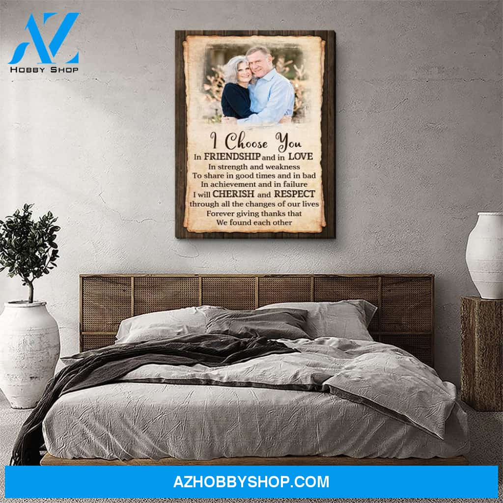 We Found Each Other - Personalized Custom Photo Canvas