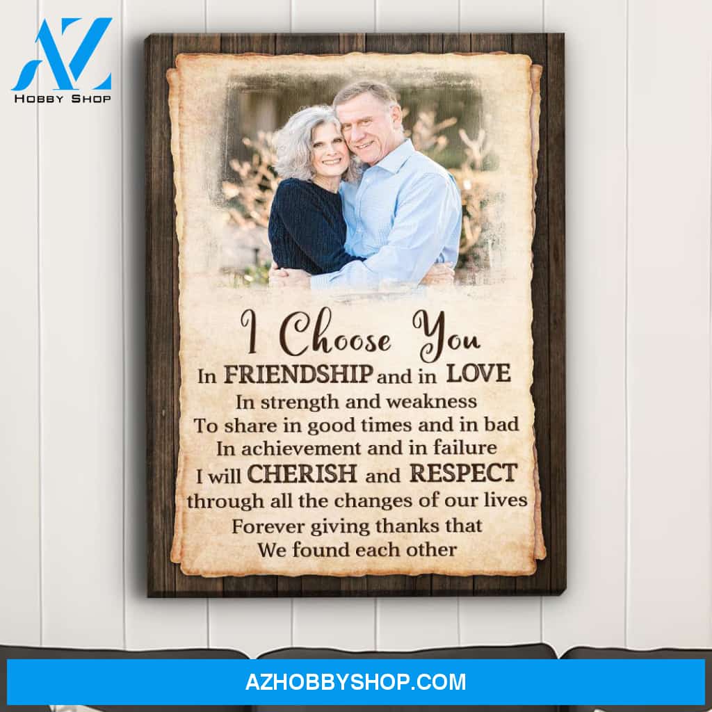 We Found Each Other - Personalized Custom Photo Canvas