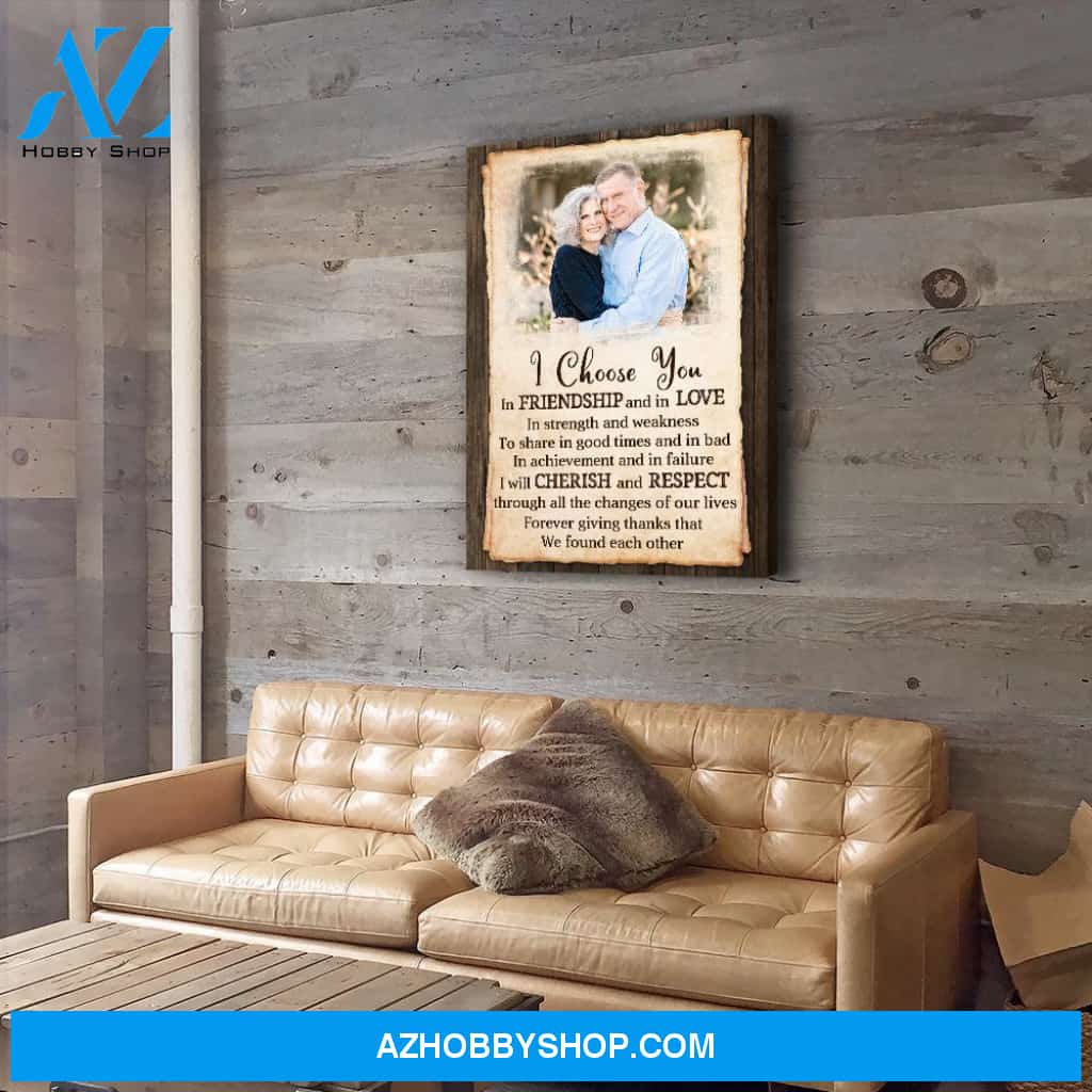 We Found Each Other - Personalized Custom Photo Canvas