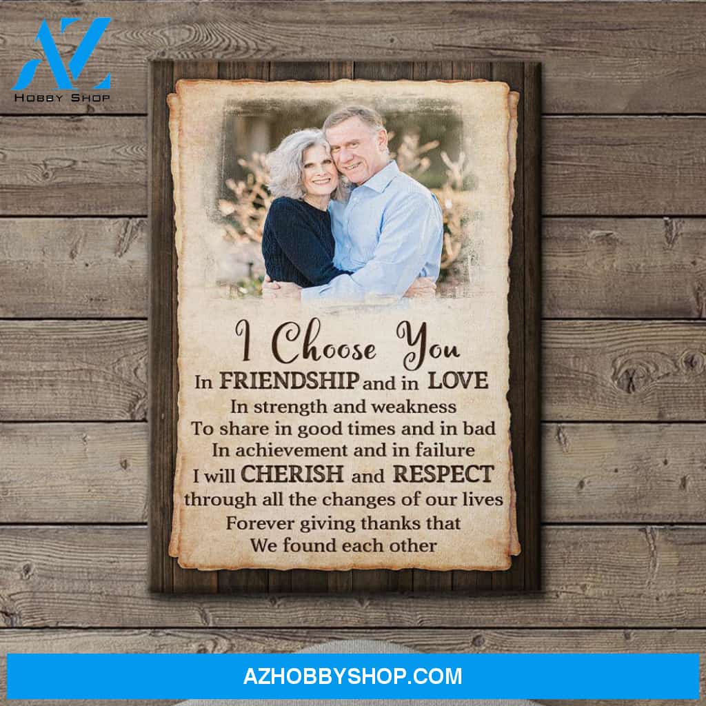We Found Each Other - Personalized Custom Photo Canvas