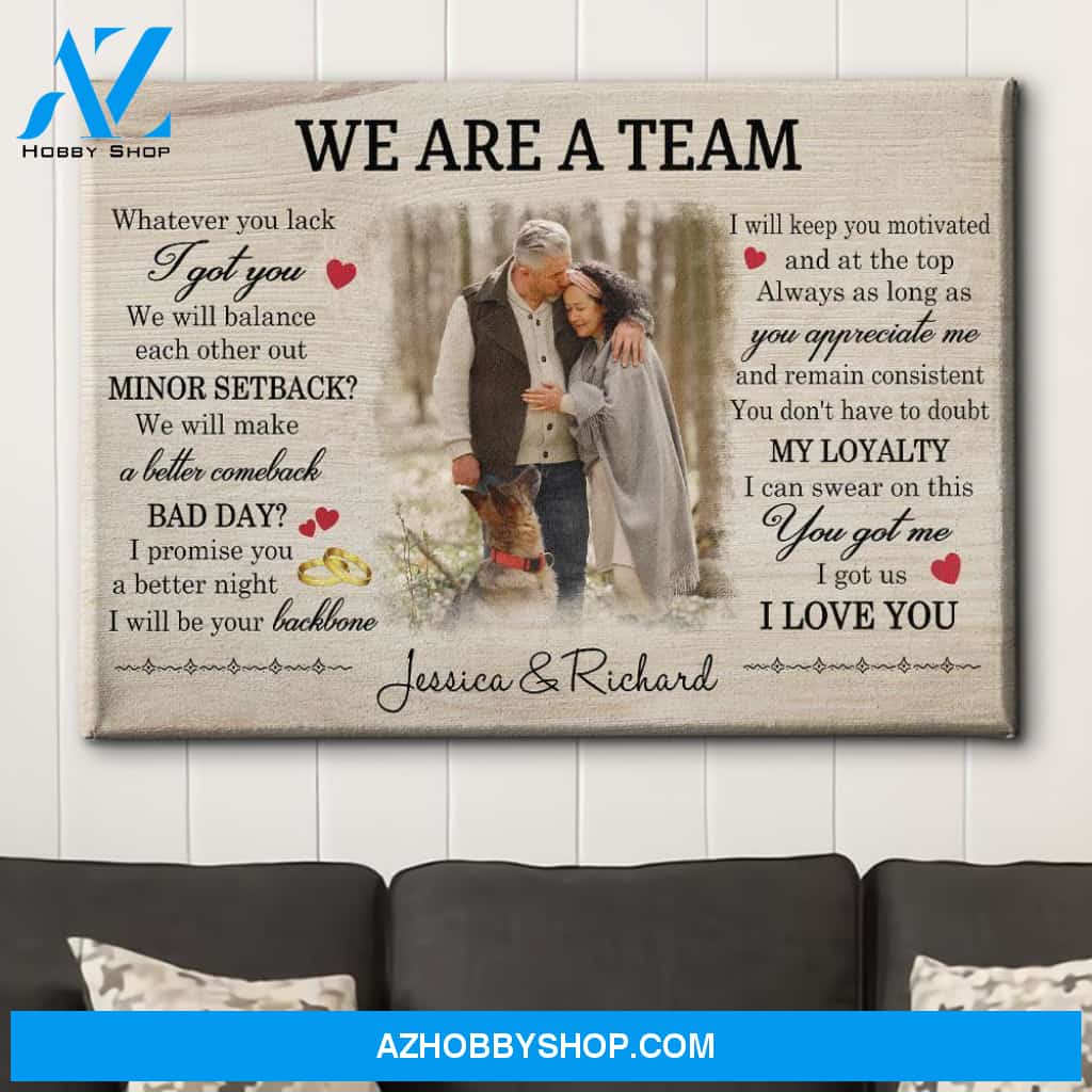 You Got Me, I Got Us - Personalized Custom Photo Canvas