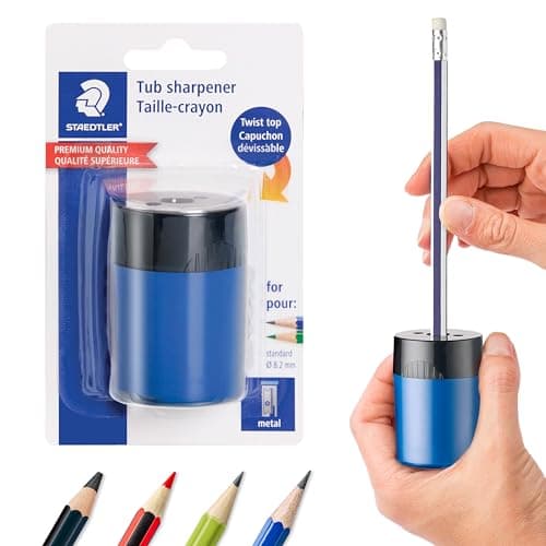 STAEDTLER Pencil Sharpener Review – Spill-Free Design That Actually Works