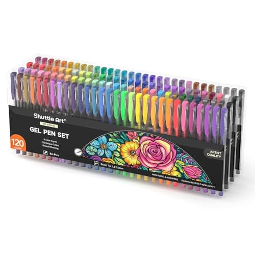 Shuttle Art 120 Gel Pens Review: 120 Unieke Kleuren voor Volwassenen