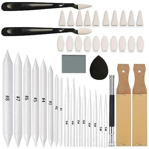 N NOROCME Blending Stumps Set Review – 43-Piece Art Blenders Tested