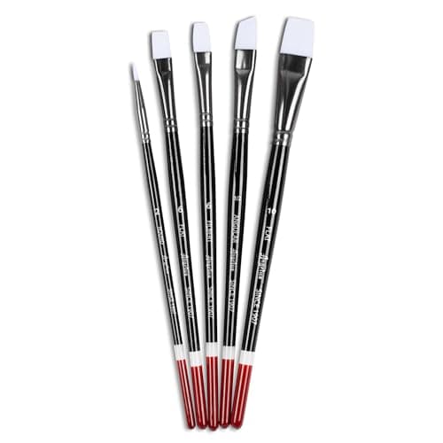 Angelus Paint Brush Set Review – 5-Piece Artist Brushes Tested
