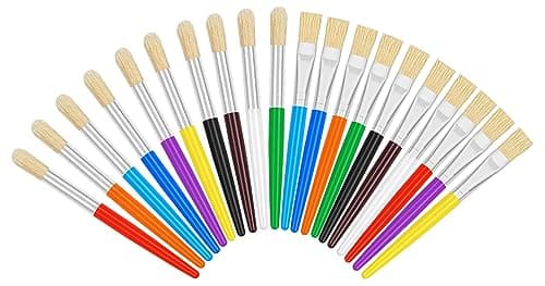 20 Pcs Kids Paint Brushes Review – REGUICORP Set Worth It?
