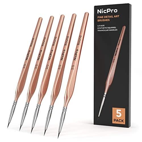 Nicpro Detail Paint Brushes 000 Review: Worth It for Micro Detail Work?