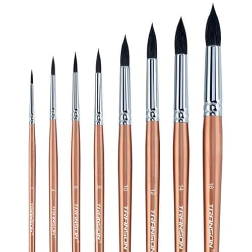 Transon 8pcs Watercolor Brushes Review: Solid Budget Set?