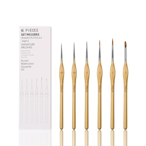 YFLLN Miniature Paint Brushes Set Review – Fine Detail at a Fair Price