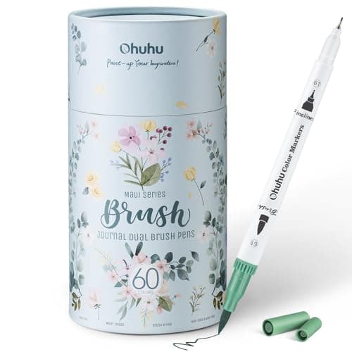 Ohuhu Markers Review – 60 Color Dual-Tip Set for Adult Coloring
