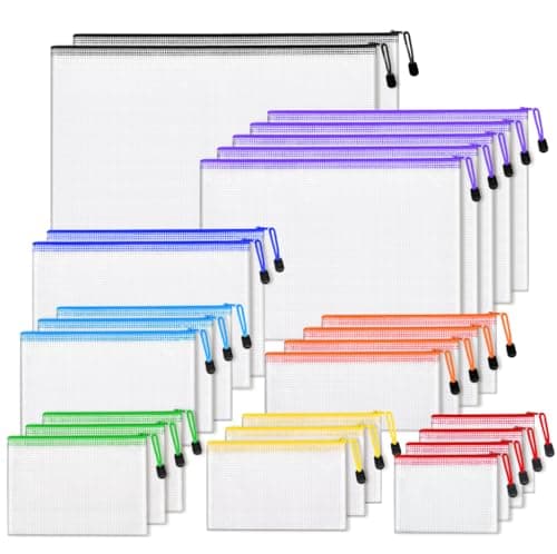 26pcs Mesh Zipper Pouch – Recenzja i Test Torby Siatkowej z Zamkiem PAPEJOON