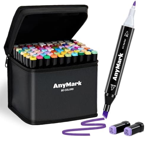 AnyMark Alcohol Markers Review – 80 Colors Worth Your Money?