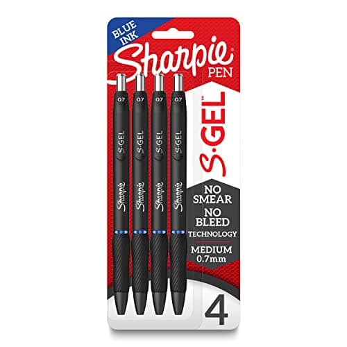 Sharpie S-Gel Gel Pens Review: Bold Blue Ink That Doesn't Smear