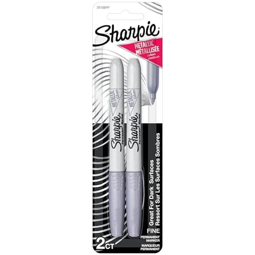 Sharpie Metallic Permanent Markers Review – Silver Fine Point