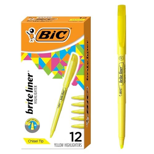 BIC Brite Liner Highlighters Review – Reliable Yellow Highlighters for Study and Office