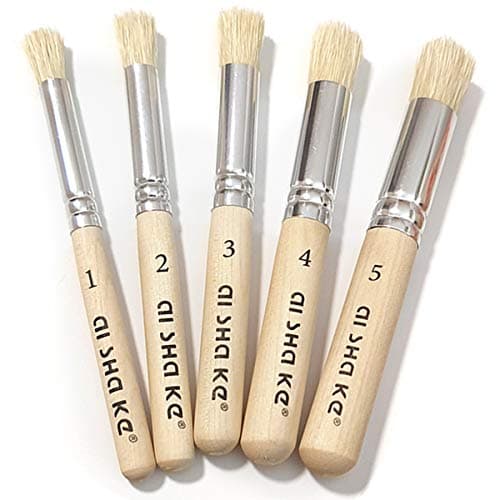 Auhoahsil Stencil Brushes Set Review: 5-Piece Natural Bristle Kit Tested