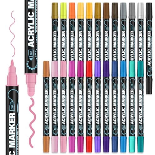 REALZEVA Acrylic Paint Markers Review – 24 Vibrant Colors Put to the Test