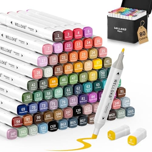 WELLOKB Alcohol Markers 80 Colori: Recensione Completa