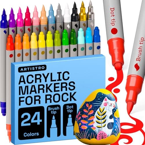 ARTISTRO 24 Markery Akrylowe do Malowania Kamieni – Recenzja