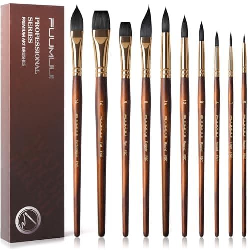 Fuumuui Watercolor Brush Set Review: 10-Piece Professional Kit Worth It?