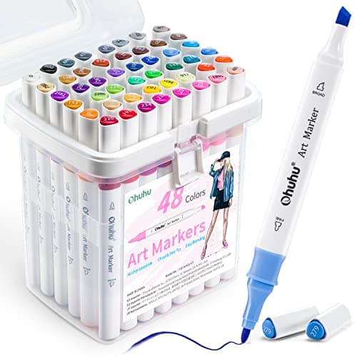 Ohuhu Alcohol Markers Review – 48 Vibrant Colors Tested