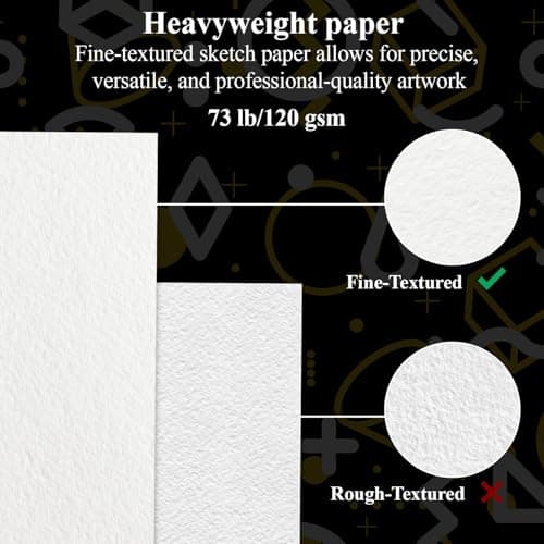 Sketch Book for Kids, 9" x 12" Kid Sketchbook, 100 Sheets (73lb/120gsm) Thick Drawing Paper for Kids, Spiral Sketch Pad for Kid, Easter Basket Stuffers.