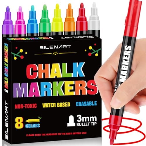SILENART Liquid Chalk Markers Review: 8 Vibrant Colors Tested