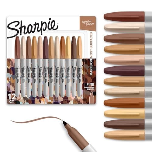 Sharpie Portrait Markers Review: 12 Skin Tone Fine Point Set Tested