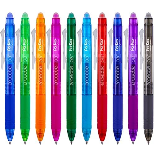 ParKoo Erasable Gel Pens Review – Fine Point 0.7mm 10-Pack Tested