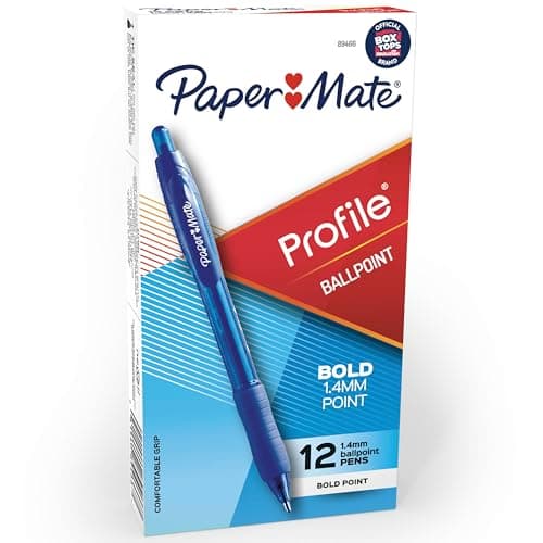 Paper Mate Profile Retractable Ballpoint Pens Review – Bold & Reliable