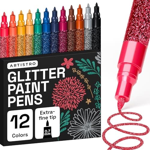ARTISTRO 12 Glitter Paint Pens Review – Worth the Sparkle?