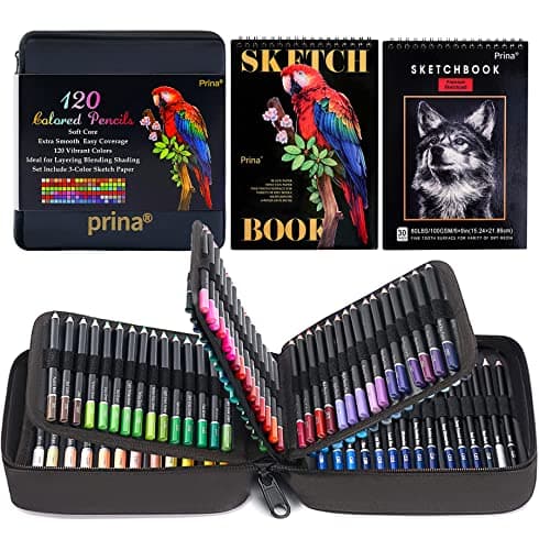 PRINA 120 Crayons de Couleur Test : Le Kit Complet Pour Adultes ?