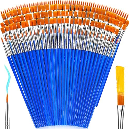 162 Pcs Paint Brushes Set Review – Bulk Acrylic Brushes Worth It?